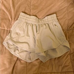 lululemon athletica Light Mint Green Athletic Shorts